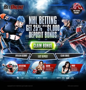 best hockey betting site